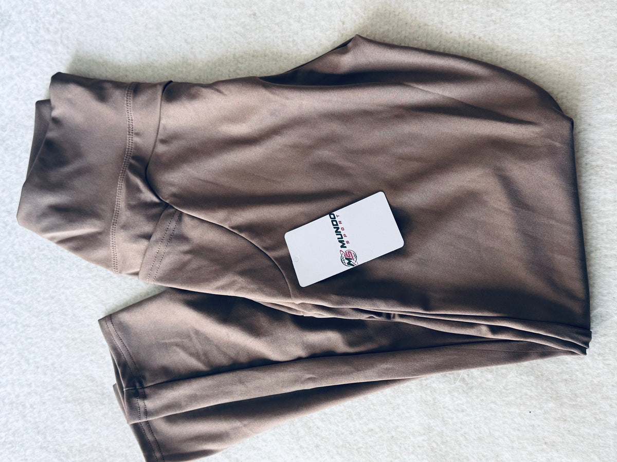 pantalones de yoga de cintura alta para mujer, leggings deportivos elásticos,pantalones ajustados que realzan las caderas con prácticos bolsillos